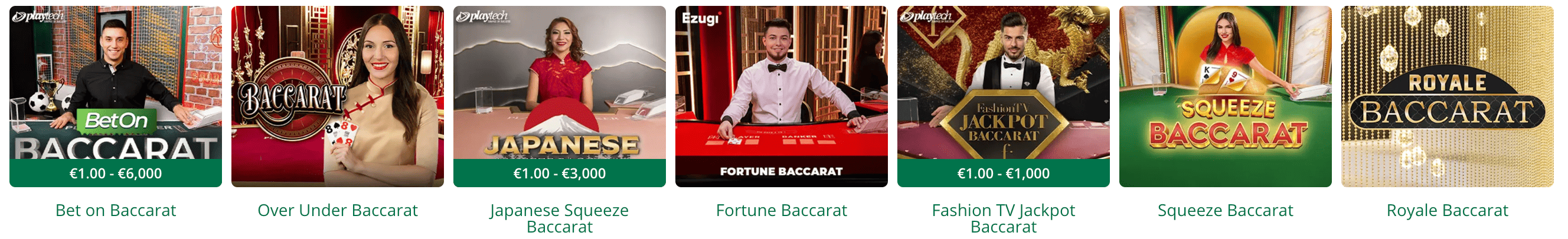 qbet баккарт